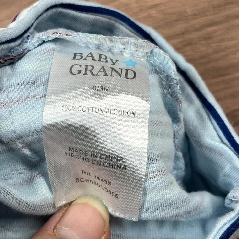 Zutano Gerber Baby Grand Beanie Set Baby 0-6M Multi Color Striped Cotton Hats